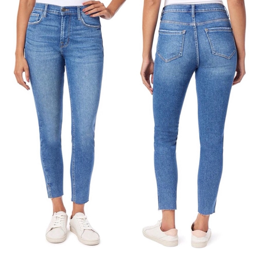 Kensie Jeans Vintage Luxe Raw Hem The Kelsey High Rise Skinny Jeans Size 4/27